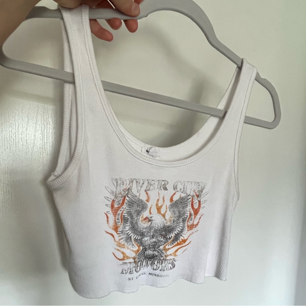 Garage crop top